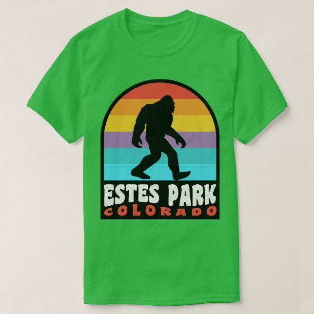 Estes Park Colorado Rocky mountains T Shirt (Design framsida)