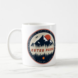 Estes Park Colorado Ski Mountain Vintage 80s Kaffemugg