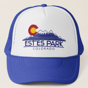 Estes Park Colorado trä berg mössa Keps