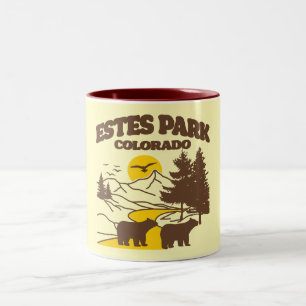 Estes Park,Colorado Två-Tonad Mugg