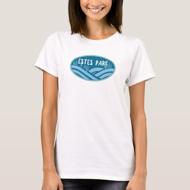 Estes Park Colorado utomhus T Shirt (Framsida)