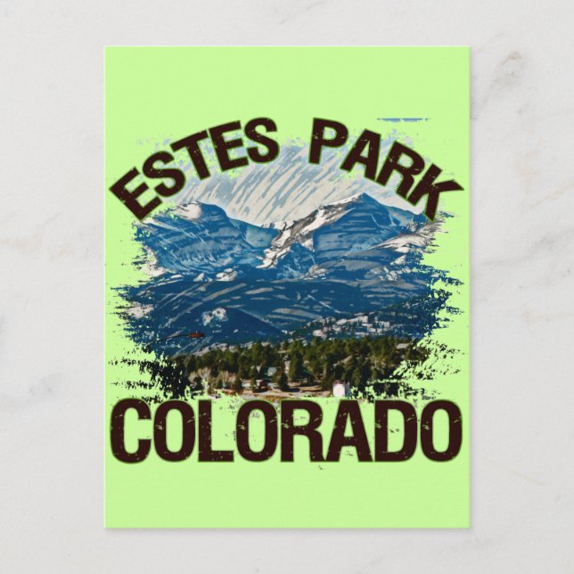 Estes Park, Colorado Vykort (Framsida)