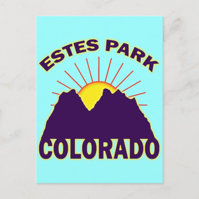 ESTES PARK COLORADO VYKORT (Framsida)