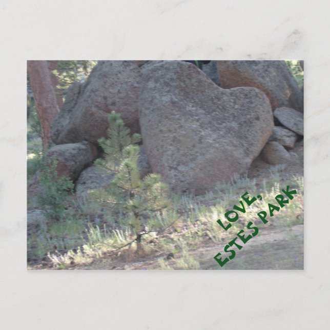 ESTES PARK KÄRLEK. VYKORT (Framsida)