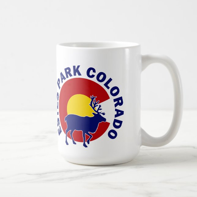 Estes parkerar, Colorado Kaffemugg (Höger)
