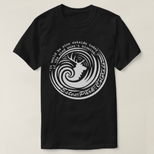 Estes vind, mörk skjorta t shirt