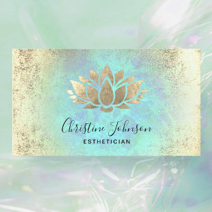 estetiker golden lotus visitkort
