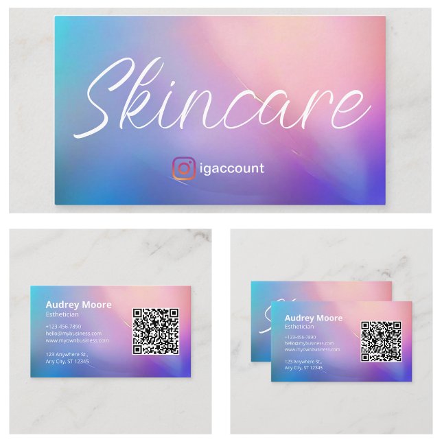 Estetiker Mallar Visitkort (Esthetician Templates Business Card
)