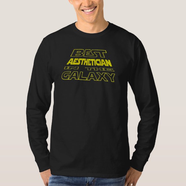 Estetiker Rymdbaksidesdesign T Shirt (Framsida)