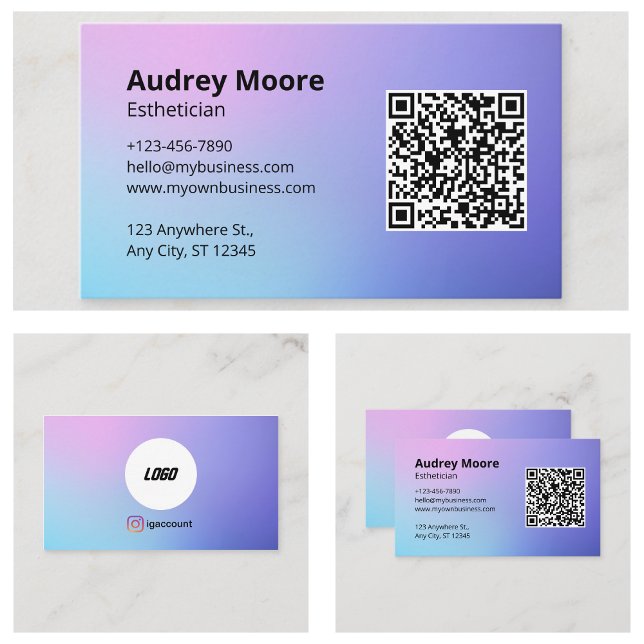 Estetiker Skönhetssalong Spa Visitkort (Esthetician Beauty Salon Spa Business Card
)
