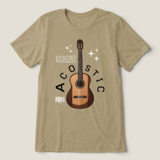 Estetisk Akustisk gitarr T-Shirt