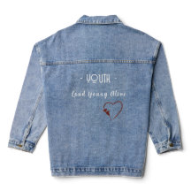 Estetisk avslappnad denimjacka