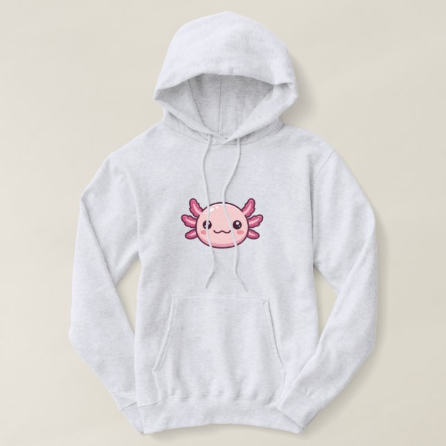 estetisk axolotl-hoodie t shirt (Design framsida)