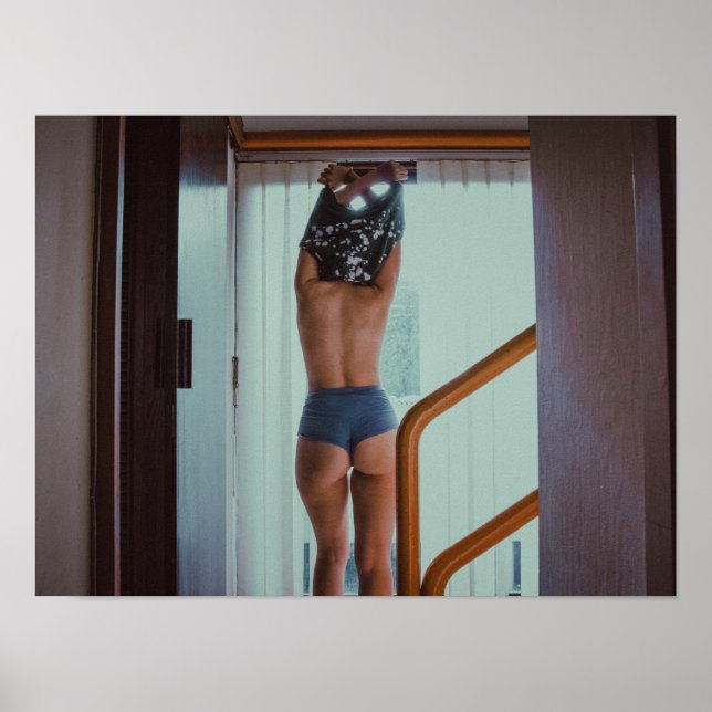 Estetisk bakåtblick Avklädning Poster (Framsidan)