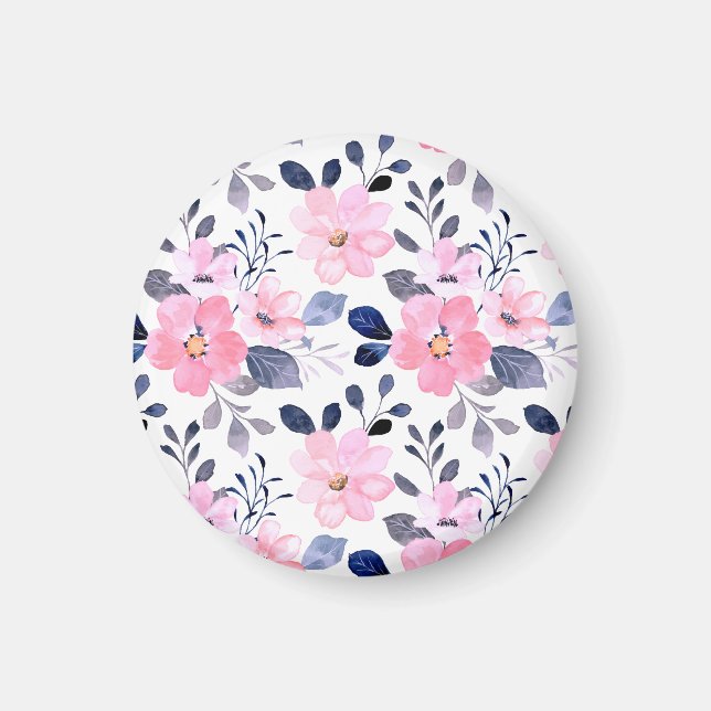 Estetisk blomster magnet | Minimal botanisk dekora (Framsidan)