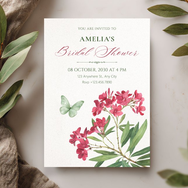 Estetisk blomsterbröllopsfest inbjudningar (Skapare uppladdad)