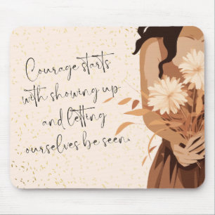 Estetisk Chic Neutral Tjej Motivationscitat Musmatta