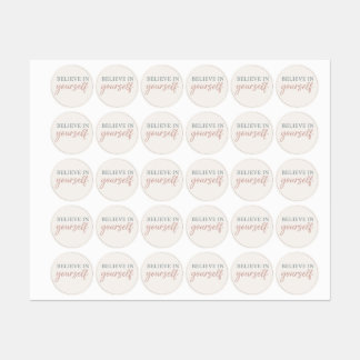 Estetisk Citat – Minimalistisk Pastell Motivations Klistermärke