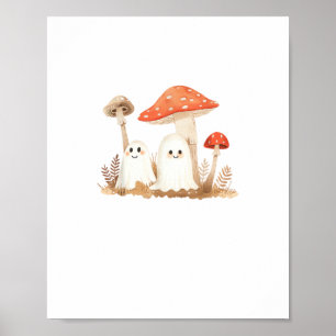 Estetisk Cottagecore Goblincore Svamp Söt Skum Poster