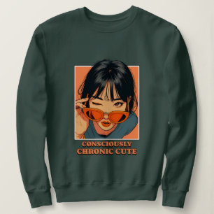 Estetisk flicka Grafisk sweatshirt T Shirt