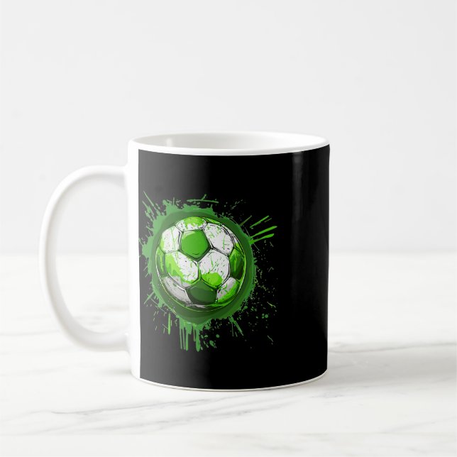Estetisk fotboll  kaffemugg (Vänster)