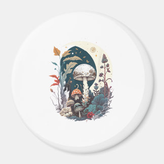 Estetisk Goblincore Cottagecore Svamp Botanica Magnet