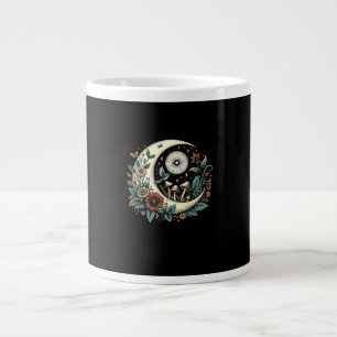 Estetisk Goblincore Cottagecore Svamp Minimal Jumbo Mugg