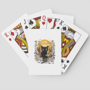 Estetisk Goblincore Och Cottagecore Under Svamp Casinokort