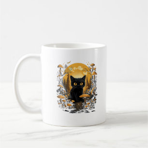 Estetisk Goblincore och Cottagecore under svamp Kaffemugg