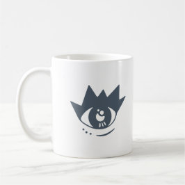 Estetisk grå ögon kaffemugg