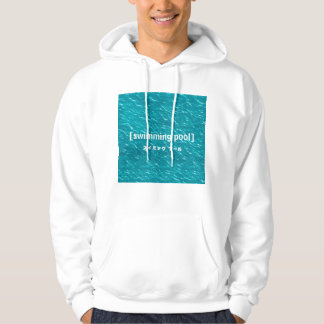 estetisk Hoodie för スイミングプールvatten