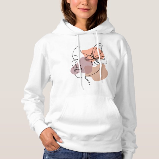 Estetisk hoodie t shirt (Framsida)