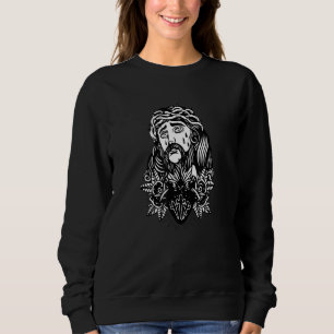 Estetisk Jesus Tatovering Kors Goth Edgy E Pojke E T Shirt