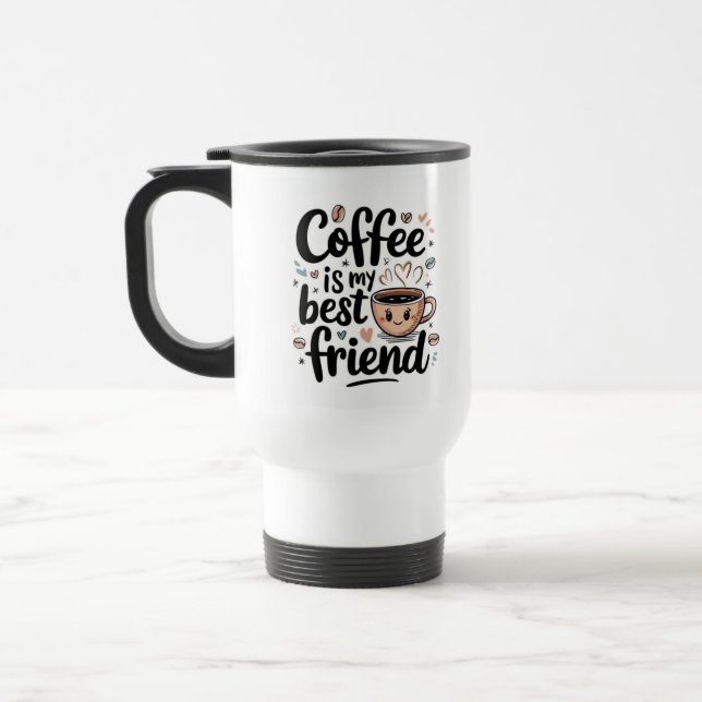 Estetisk kaffemugg – trendig och modern design (Vänster)