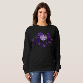 Estetisk Midnatt Celestial Månfas & Liljor T Shirt