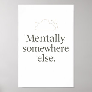 Estetisk Minimalistisk Väggposter – Relaterbar Cit Poster