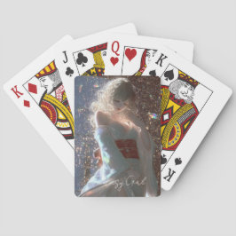 Estetisk / Mörk Fantasy Flicka Casinokort
