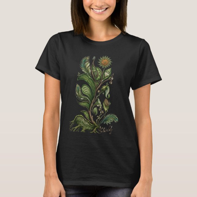 Estetisk Natur Grafisk T-Shirt (Framsida)