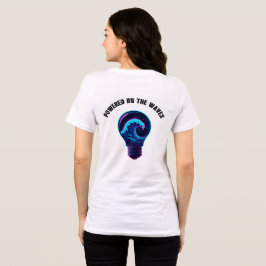 Estetisk Ocean Wave Glödlampa  T Shirt