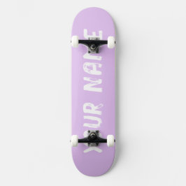Estetisk Pastell Violett Mini Skateboard Bräda 18,5 Cm