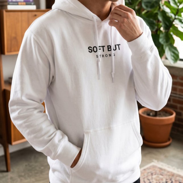 Estetisk Ren Typografi Tröja Hoodie (Skapare uppladdad)