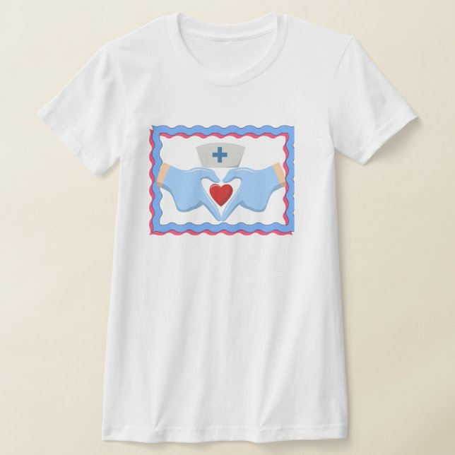 Estetisk sjuksköterska T-shirt | hälsovård (Laydown)