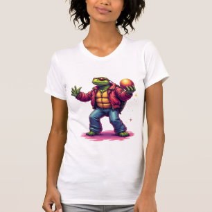 Estetisk Sköldpaddsdisco T-Shirt