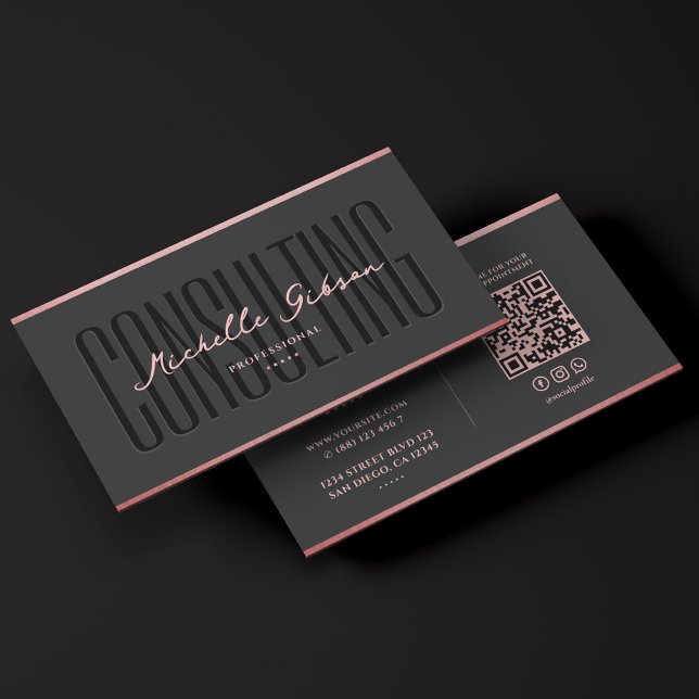 Estetisk skönhetskonsult Konsulterande Rosa  Visitkort (Aesthetic Beauty Consultant Consulting Pink Business Card
)