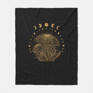 Estetisk Svampstuga Goblincore Fleecefilt