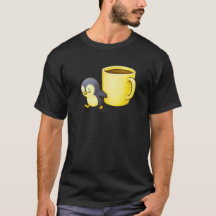 Estetisk utmattad pingvin • Överdimensionerad kaff T Shirt