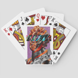Estetisk Vaporwave Japansk Futurism Casinokort