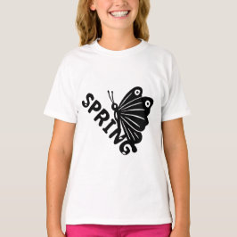 Estetisk Vår Klibba Minimalistisk Grafik T Shirt