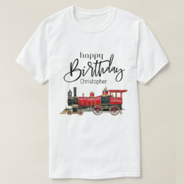 Estetisk Vintage Tågbirthday T-shirt
