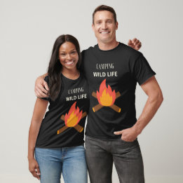 Estetisk Wildlife & Natur Campingäventyr T Shirt